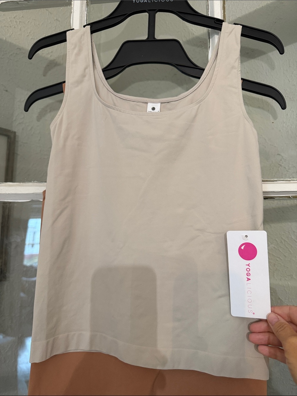 Yogalicious Beige/Tan 2-Pack Tank Top